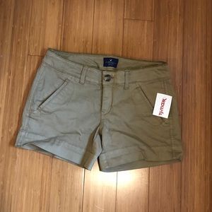 American Eagle Khaki Shorts